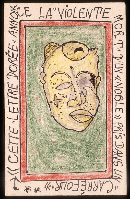 Cette lettre dorée annonce ...